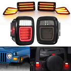 LED Brake Tail Lights+Side Marker Turn Signal Lamp For 97-06 Jeep Wrangler TJ (For: Jeep TJ)