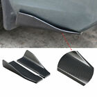 2x Universal Carbon Fiber Style Car Bumper Spoiler Rear Splitter Diffuser Lip (For: Aston Martin Rapide AMR)