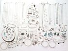 Lot of SCRAP OR RESELL Sterling Silver, Includes Many Wearable Items, 582g
