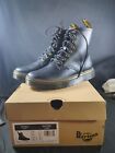 Dr. Doc Martens Zavala Mens Size 8 Womens 9 Lace Up Boots Black Leather T Lamper