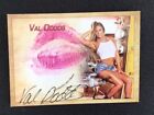 Adult Film Star /Webcam Star Val Dodds Kiss Card Autograph