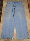 VINTAGE Levis 567 Jeans Mens 36x32 Blue Loose Extra Wide Leg Baggy USA 90s