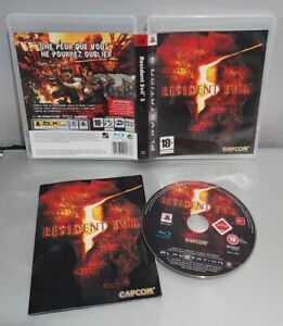 Resident Evil 5 (Sony PlayStation 3) Complete W/ Manual PAL France Edition V CIB