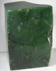 3670g Russia 100% Natural Tumbled Rough Green Jade Block Specimen 8.10 lb  175mm