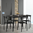 5 Piece Dining Set Table And 4 Chairs Home Kitchen Room Breakfast Furniture New