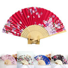Chinese Style Folding Fan Hand Held Fan Flower Dance Fans Wedding Favour Gift