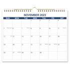 Calendar 2023-2024 - 18-Month Wall Planner 8.5 X 11 Blue Hanging