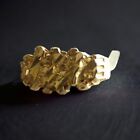 Men's Vintage Nugget Style Pinky Ring in 10K Yellow Gold