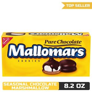 Mallomars Pure Chocolate Cookies - Seasonal Delight, 8.2 oz Box