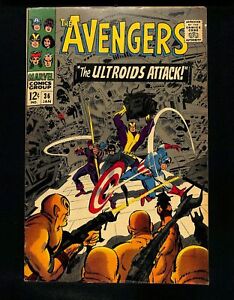 Avengers #36 Ultroids Attack! Black Widow! Marvel 1967