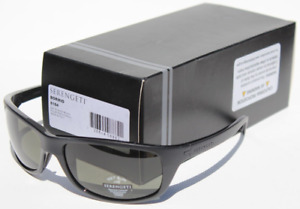 SERENGETI Bormio POLARIZED Sunglasses Matte Shiny Black/PhD 2.0 555nm 8164 Italy