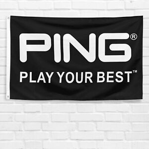 For PING Golf Club Enthusiasts 3x5 ft Flag Masters Wall Decor Sign Banner