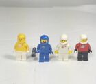 Vintage Lego Minifigs Astronauts Blue White Yellow Red Figs Partially Complete