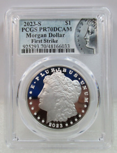 2023 Proof Morgan  Silver Dollar  PCGS PR70 FIRST STRIKE - SK48166033