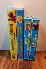 Sesame Street VHS Lot of 4 Elmo Big Bird