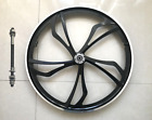 CDHPOWER Black 24 inch Aluminum Rear Mag Wheel/Bike Wheel Rim 135MM-Disc Brake