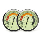 3 1/8” Accurate Luminous BBQ Thermometer Gauge 2 Pcs for Oklahoma Joe’S Smokers