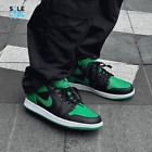 Air Jordan 1 Low (GS)  Black/Black-Lucky Green-White 553560-065 553558-065