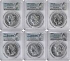 2021 Morgan and Peace Silver Dollar 6-Coin Set MS69 FS PCGS Special Label
