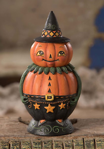Designs Johanna Parker Pumpkin Pete Spooks Figure Jar, Orange