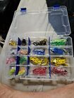 Flambeau 4007 Tackle Box Full Iarge And Medium And Small  Frogs