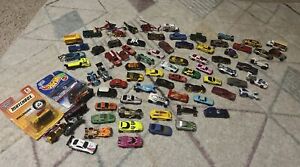 Large Lot of 80 Vintage Hot Wheels Matchbox And Other Misc.