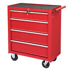 Red 4 Drawers Rolling Garage Workshop Tool Organizer Tool Chest Tool Cabinet