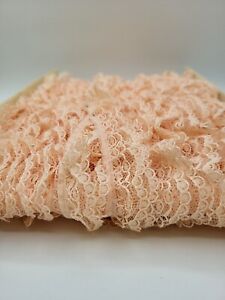 New Listing39 Yards Vintage Sew Easy Ruffle Lace Peach Sewing Crafts