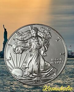 2019 American Silver Eagle Coin  1 oz .999% BU Silver Major Eye Appeal Free Ship