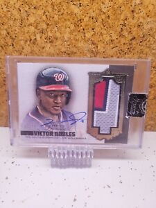 VICTOR ROBLES Topps Dynasty #d /10 Auto Relic Patch Autograph Jersey Signed 2019