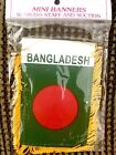 Bangladesh 4” X 6” MINI BANNER FLAG CAR WINDOW MIRROR HANGING W Suction New