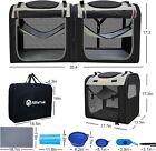 Double Pet Carrier for Cats and Dogs