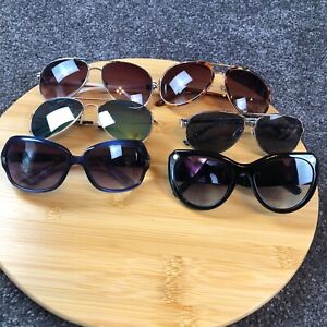 Knockaround Sunglasses Lot of 6 Womens Aviators + Armani Exchange Oval Frames