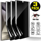 3x For Samsung S24 Ultra Plus S23 S22 Anti-Spy Privacy Hydrogel Screen Protector