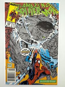 Amazing Spider-Man #328 Newsstand Copy vs. Hulk -  Very Fine+ 8.5