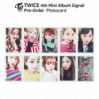 TWICE 4th Album Signal PreOrder Photocard Sana Mina Nayeon Chaeyoung  KPOP K-POP