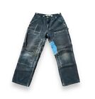 Vintage Carhartt Double Knee Thrashed Workwear Black Pants Jeans USA 31x28 Faded