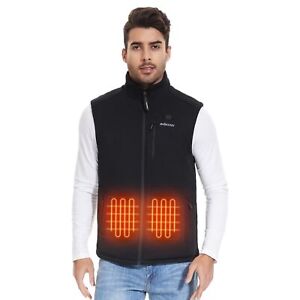 SGKOW Heated Vest for Men Battery Heating Apparel Winter Jacket Hunting Hiking