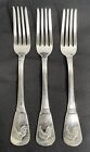 Cuisinart Elite FRENCH ROOSTER Stainless Glossy Salad Forks Flatware Set of 3