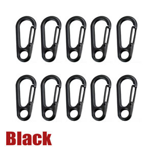 10/20/30x Aluminum Mini Spring Carabiner Clip Keychain Snap Outdoor Camping Hook