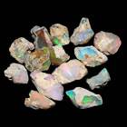 Natural Good Quality Ethiopian Opal Rough Loose Gemstone Lot 8-14 MM