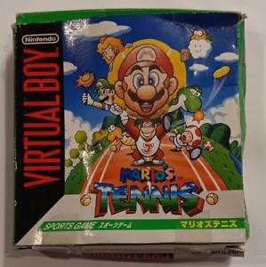 🐉Mario Tennis (Nintendo Virtual Boy, 1995) CIB complete Never Used Perfect