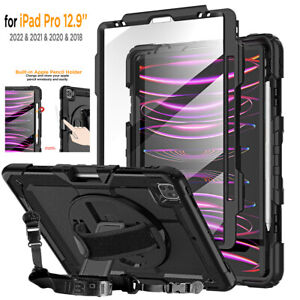 Case For iPad Pro 6th/5th/4/3 Gen(12.9 Inch ) Shockproof Heavy Duty Rugged Cover