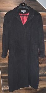 4 Button Wool Trench Coat Size 14