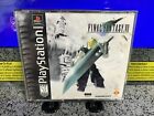 1997 PS1 Final Fantasy VII CIB Complete Black Label Playstation MISPRINT
