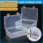 Clear Small Plastic Storage Box Jewelry Beads Organizer Case Container Cards Box