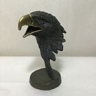 1994 Signed Limited Edition Tim Rush Bronze Eagle Head Sculpture