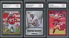 BROCK PURDY/NICK BOSA/CHRISTIAN McCAFFREY 1ST GRADED 10 NFL ROOKIE CARD 49ERS