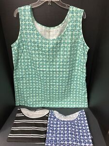 Woman Within Tank Top 3X 30/32 Lot of 3