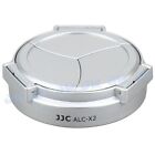 JJC ALC-X2 Self Retaining Auto Open Close Lens Cap for Leica X1 X2 Camera Silver